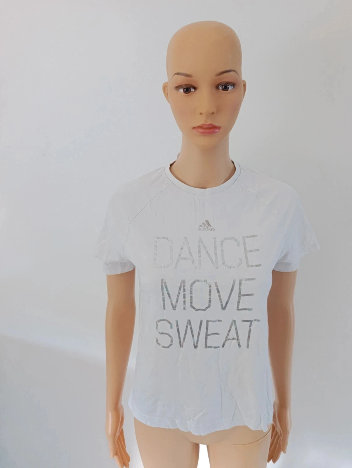 T-shirt Adidas branco Dance Move Sweat – 11/12 anos – photo 2